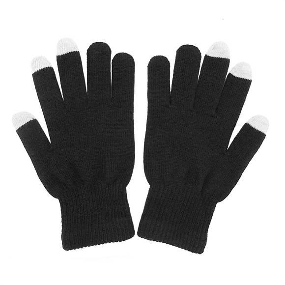 unbranded Accessories - 🌺 Black Knit Smart Touchscreen Gloves | NWT | Unisex